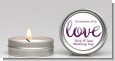 Watercolor LOVE - Bridal Shower Candle Favors thumbnail