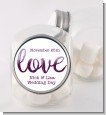 Watercolor LOVE - Personalized Bridal Shower Candy Jar thumbnail