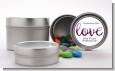 Watercolor LOVE - Custom Bridal Shower Favor Tins thumbnail