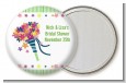 Wedding Bouquet - Personalized Bridal Shower Pocket Mirror Favors thumbnail