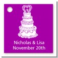 Wedding Cake - Personalized Bridal Shower Card Stock Favor Tags thumbnail