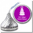 Wedding Cake - Hershey Kiss Bridal Shower Sticker Labels thumbnail