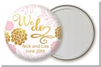 We Do - Personalized Bridal Shower Pocket Mirror Favors
