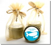 Whale Of A Good Time - Birthday Party Gold Tin Candle Favors