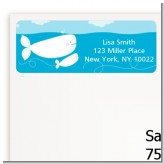 Whale Of A Good Time - Birthday Party Return Address Labels