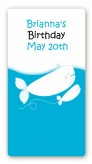 Whale Of A Good Time - Custom Rectangle Birthday Party Sticker/Labels