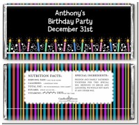 Birthday Wishes - Personalized Birthday Party Candy Bar Wrappers