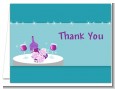 Wine Tasting Green - Bridal Shower Thank You Cards thumbnail
