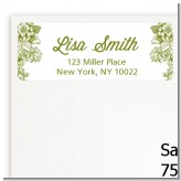 Winery - Bridal Shower Return Address Labels