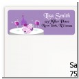 Wine Tasting - Bridal Shower Return Address Labels thumbnail