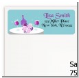 Wine Tasting Green - Bridal Shower Return Address Labels thumbnail