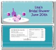 Wine Tasting Green - Personalized Bridal Shower Candy Bar Wrappers thumbnail