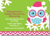 Winter Owl - Christmas Invitations