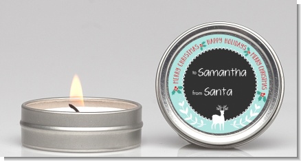 Winter Reindeer - Christmas Candle Favors