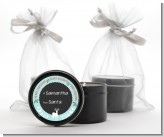 Winter Reindeer - Christmas Black Candle Tin Favors