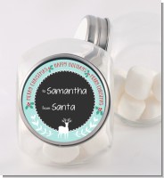 Winter Reindeer - Personalized Christmas Candy Jar