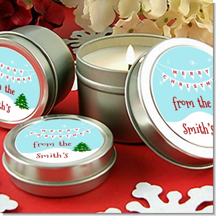 Winter Wonderland - Christmas Candle Favors