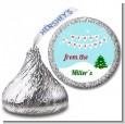 Winter Wonderland - Hershey Kiss Christmas Sticker Labels thumbnail