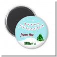 Winter Wonderland - Personalized Christmas Magnet Favors thumbnail
