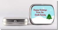 Winter Wonderland - Personalized Christmas Mint Tins