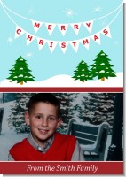 Winter Wonderland - Personalized Photo Christmas Cards