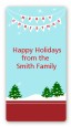 Winter Wonderland - Custom Rectangle Christmas Sticker/Labels thumbnail