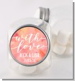 With Love - Personalized Bridal Shower Candy Jar thumbnail