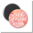 With Love - Personalized Bridal Shower Magnet Favors thumbnail