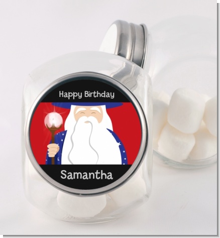 Wizard - Personalized Birthday Party Candy Jar