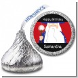 Wizard - Hershey Kiss Birthday Party Sticker Labels thumbnail