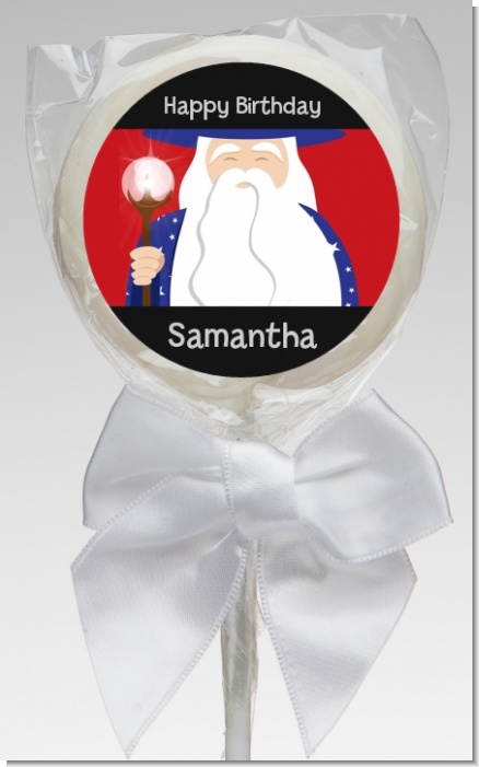Wizard - Personalized Birthday Party Lollipop Favors