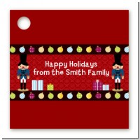 Wooden Soldiers - Personalized Christmas Card Stock Favor Tags