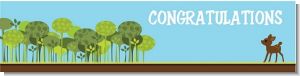 Woodland Forest - Personalized Baby Shower Banners