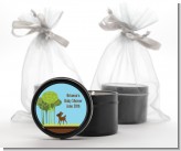 Woodland Forest - Baby Shower Black Candle Tin Favors