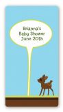 Woodland Forest - Custom Rectangle Baby Shower Sticker/Labels