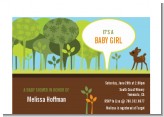 Woodland Forest - Baby Shower Petite Invitations