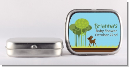 Woodland Forest - Personalized Baby Shower Mint Tins