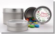 Wreath with Cardinal - Custom Christmas Favor Tins thumbnail