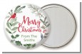 Wreath with Cardinal - Personalized Christmas Pocket Mirror Favors thumbnail