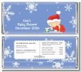 Christmas Baby Snowflakes - Personalized Baby Shower Candy Bar Wrappers thumbnail