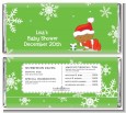 Christmas Baby Snowflakes African American - Personalized Baby Shower Candy Bar Wrappers thumbnail