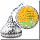 You Are My Sunshine - Hershey Kiss Birthday Party Sticker Labels