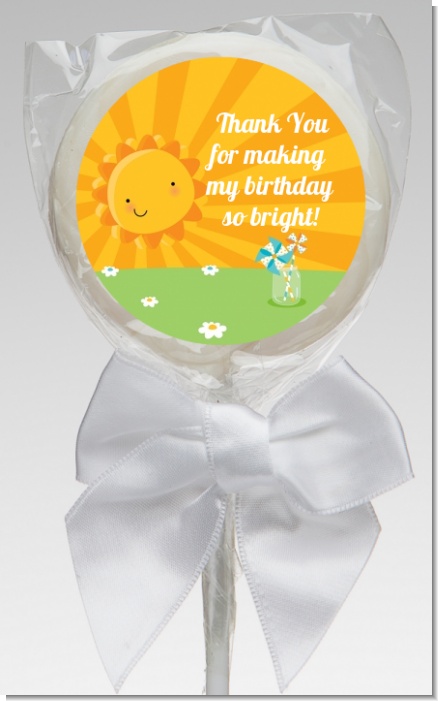 You Are My Sunshine - Personalized Birthday Party Lollipop Favors
