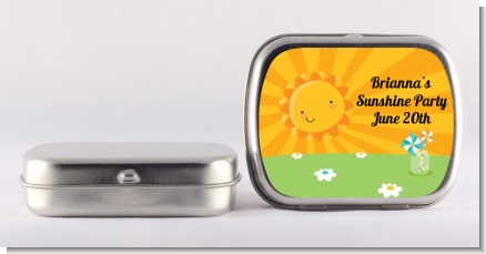 You Are My Sunshine - Personalized Birthday Party Mint Tins