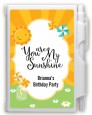 You Are My Sunshine - Birthday Party Personalized Notebook Favor thumbnail
