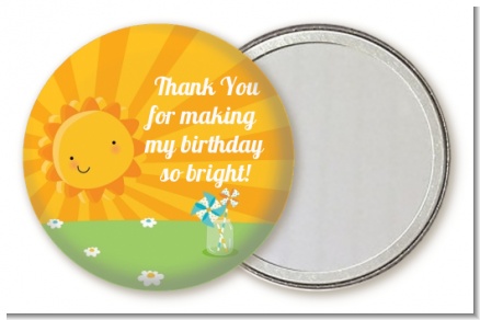 You Are My Sunshine - Personalized Birthday Party Pocket Mirror Favors
