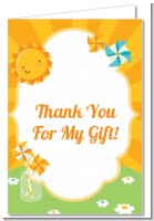 You Are My Sunshine - Birthday Party Thank You Cards