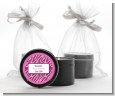 Zebra Print Baby Pink - Baby Shower Black Candle Tin Favors thumbnail