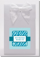 Zebra Print Blue - Baby Shower Goodie Bags