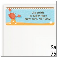 Crab | Cancer Horoscope - Baby Shower Return Address Labels